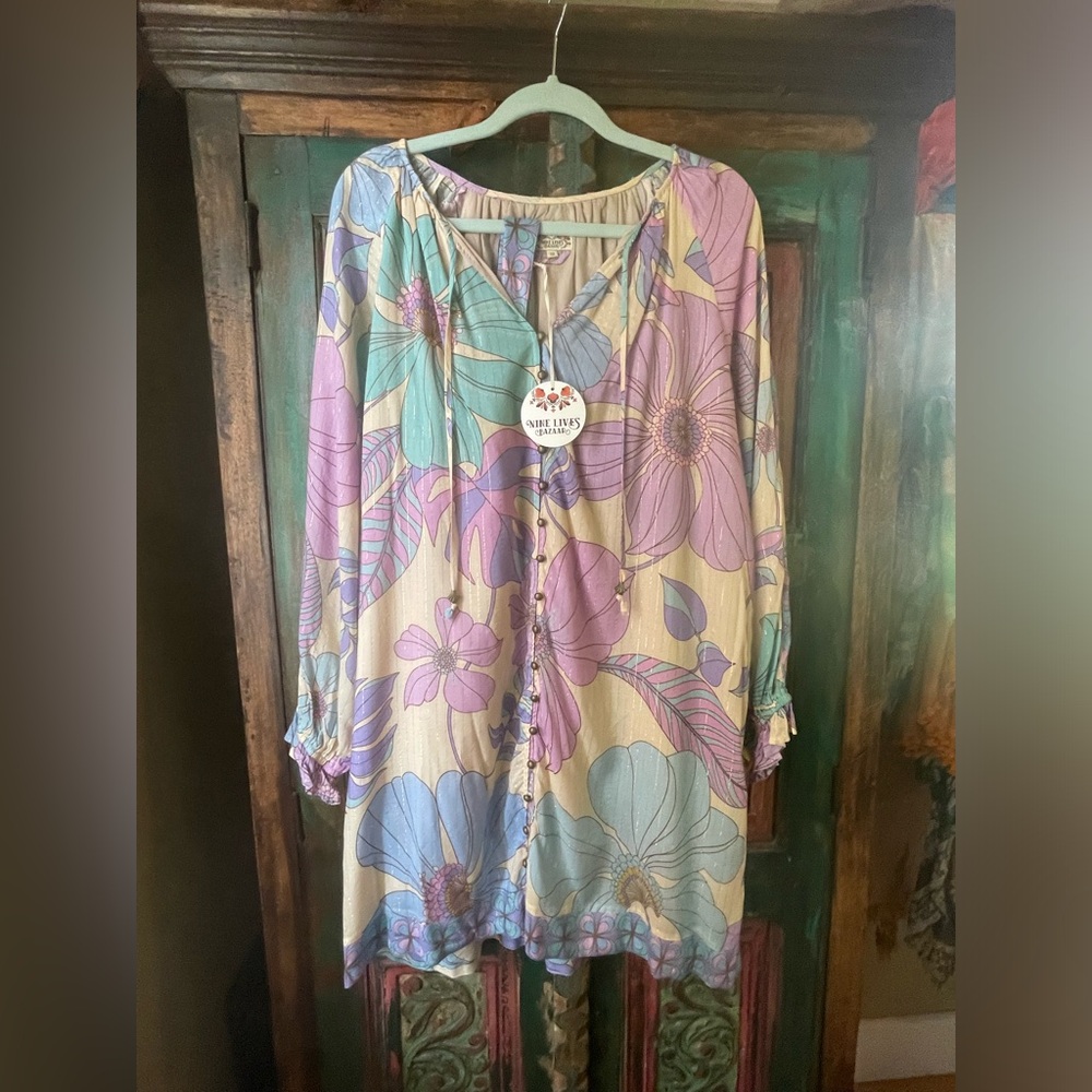🪶Nine Lives Bazaar Oceana Tunic in Bahama NWT🪶